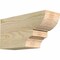 Ekena Millwork Ridgewood Rough Sawn Rafter Tail, Douglas Fir, 4"W x 6"H x 12"L RFT04X06X12RID00RDF - alternate 1